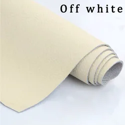 Elegant Off - White Lychee Pattern Genuine Cowhide Leather Sofa Cushion - 20x30cm (Beige)