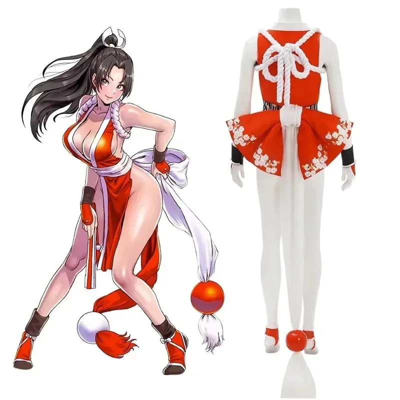 King of Fighters-Inspired Mai Shiranui Cosplay Costume for Women
