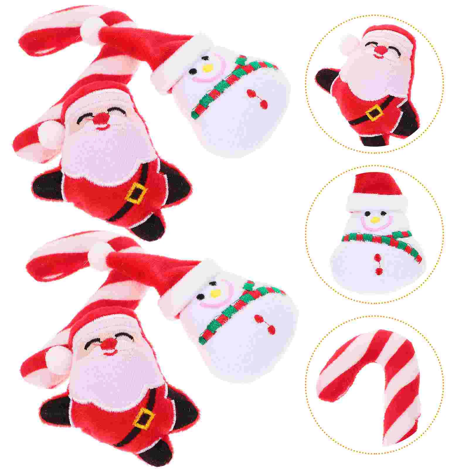 

6 Pcs Cat Plush Toy Toys Biting Chew Christmas Catnip Self-amusing Kitten Teething for Kittens