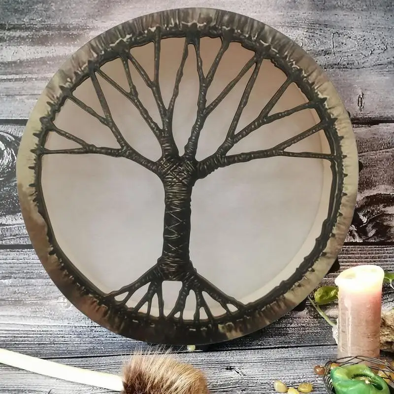 Shaman Drum Spiritual Instrument With Drum Stick Sound Healer Shaman For Spiritual Music Reflection Meditation