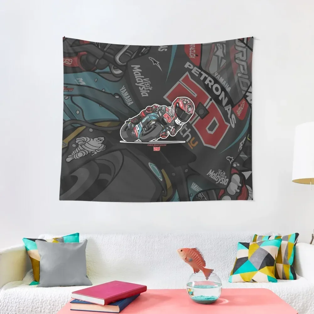 

FABIO QUARTARARO V - 1 Tapestry Korean Room Decor Art Mural Carpet On The Wall Anime Decor Tapestry