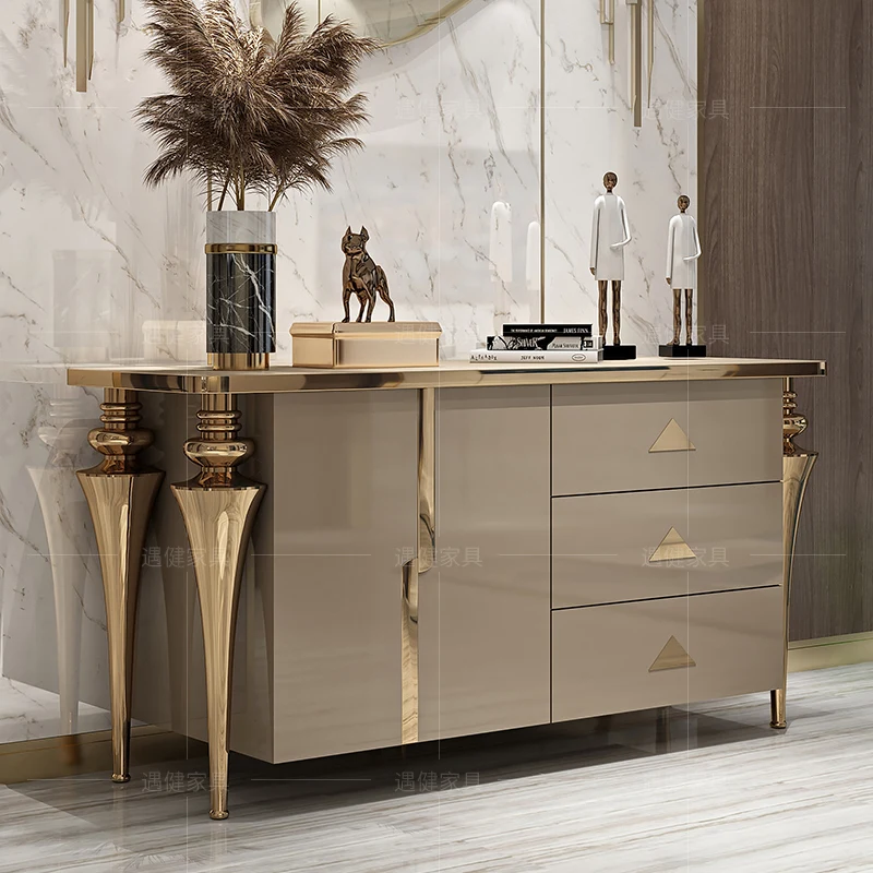 

Italian luxury sideboard living room postmodern American entrance hall sideboard minimalist shoe cabinet porch locker