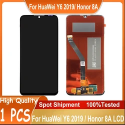 Premium Replacement LCD Touch Screen Digitizer for Huawei Y6 and Honor 8A - 2019 Edition Parts (Black NO Frame)