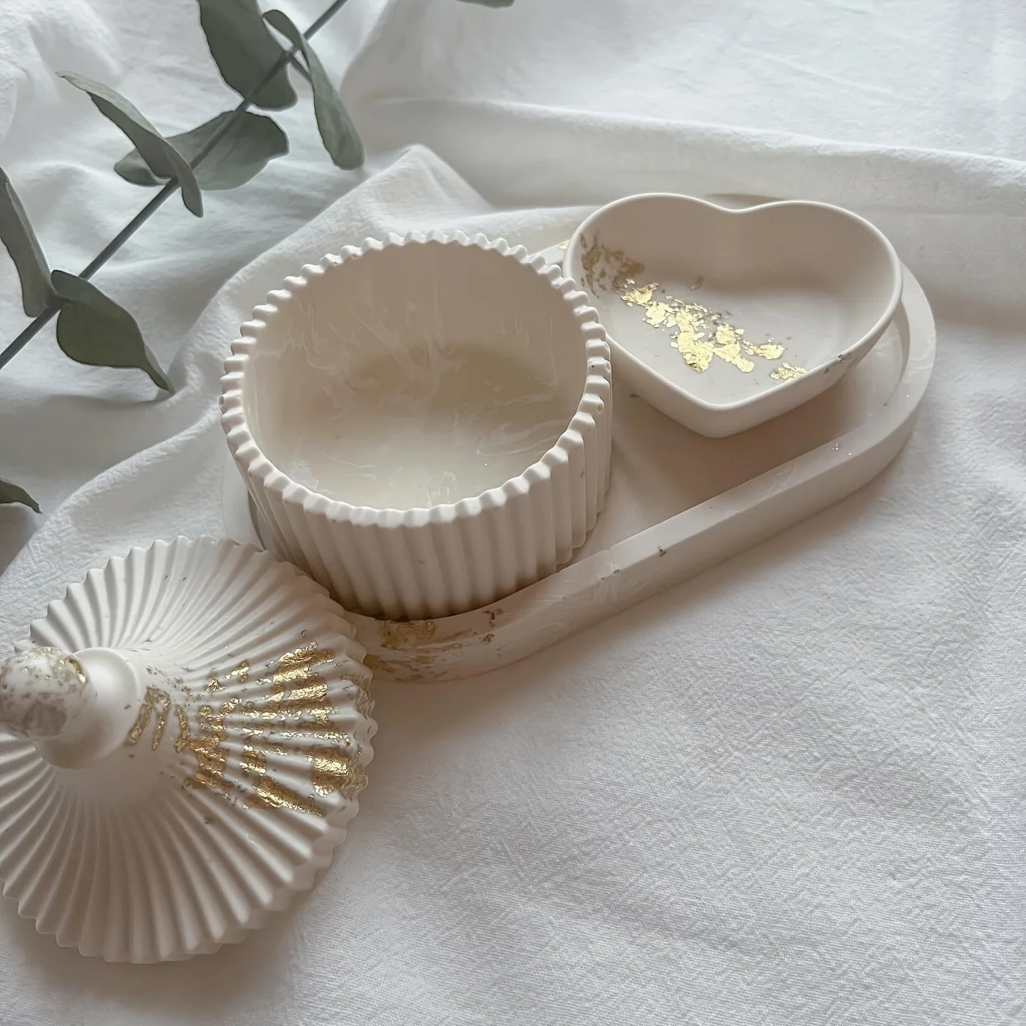 Cylindrical Storage Jar Mould Silicone Mould Storage Box Coaster Tray Plaster Concrete Flowerpot flower silicone mould silicone mold