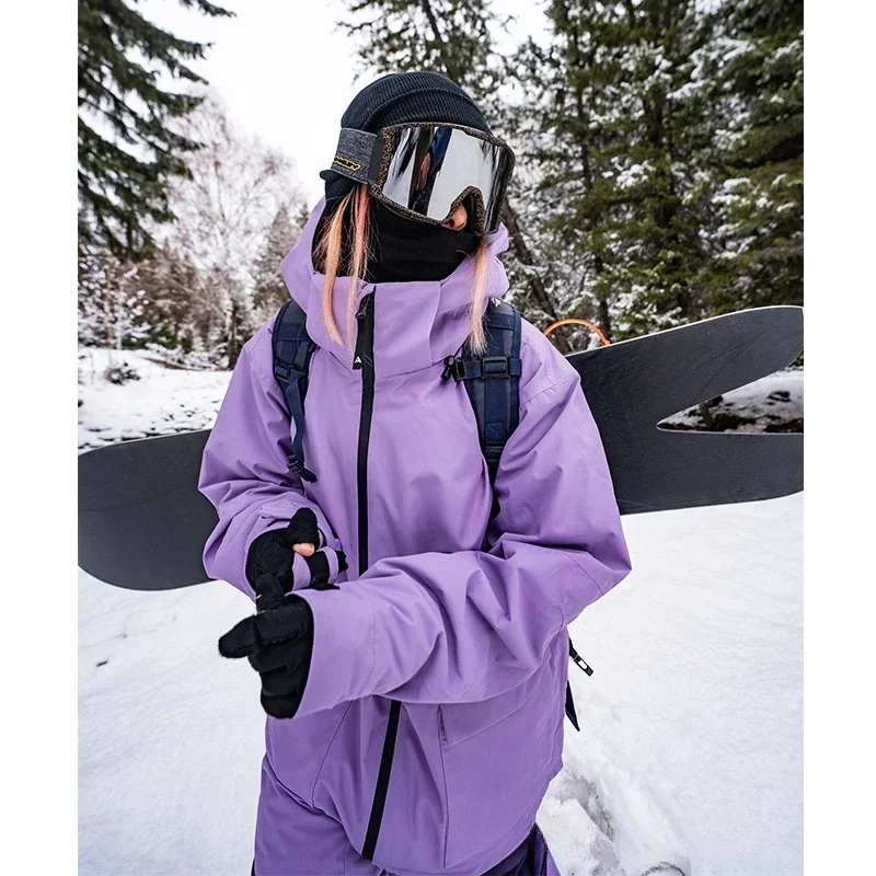 

New Ski Jackets 2025 Women Thickened Warm Winter Sport Windproof Waterproof Man Outdoor Snowboarding Snow Clothing Skiing Coats