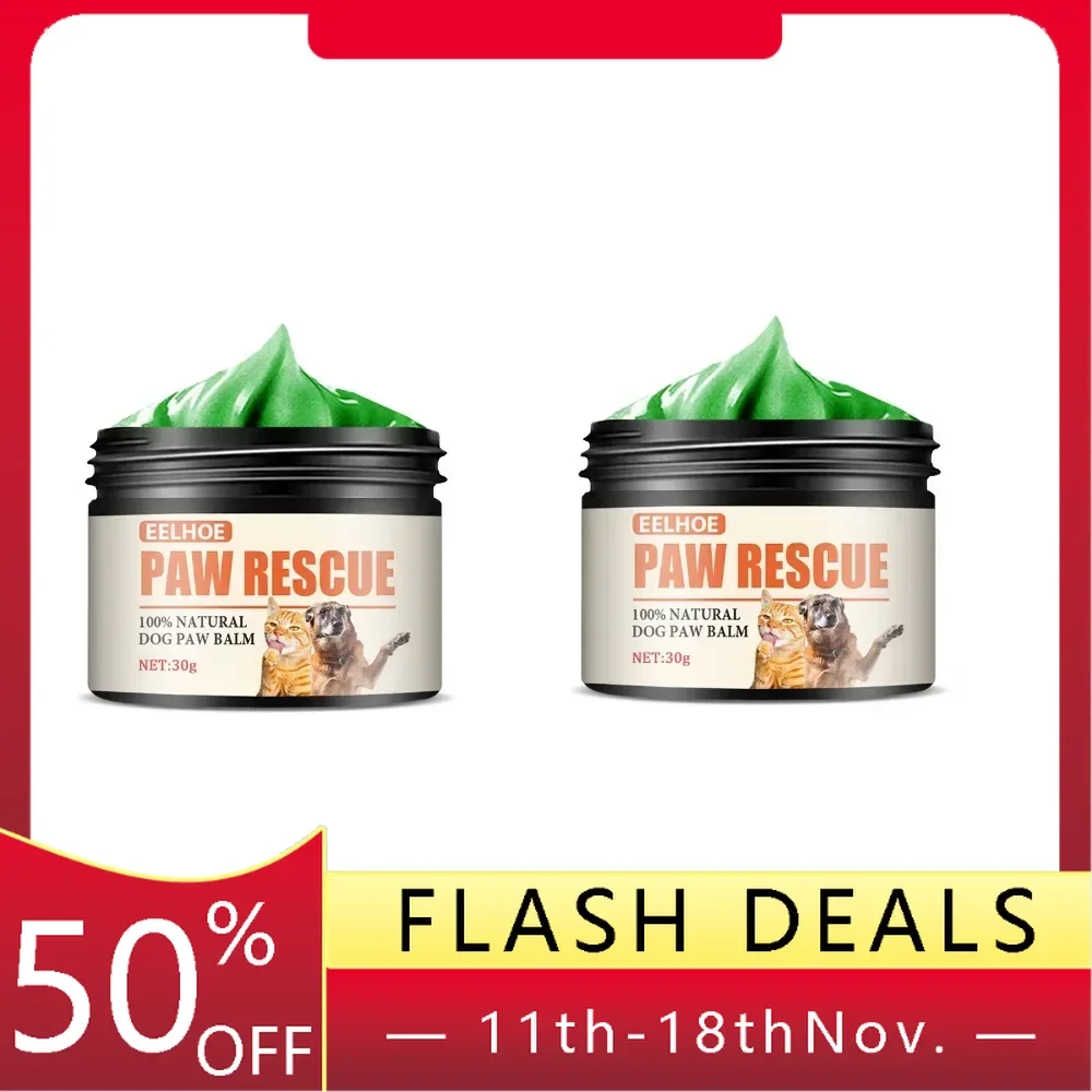 EELHOE Pet Paw Balm for Cats and Dogs Foot Pad Protective Oil soothes and moisturizes cures dry cracked feet
