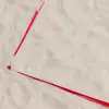 6Pcs Beach Volleyball Lines Outdoor Volleyball Boundary Lines Volleyball Court Webbing with Ground Nails 3