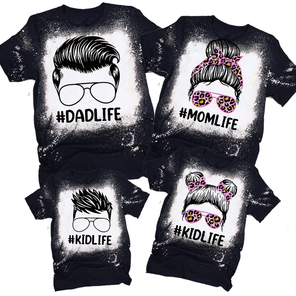 

Family Matching T-shirt lovely Mom Dad Kids Me Baby Outfit Mother Daughter Son Girl Boys Clothes