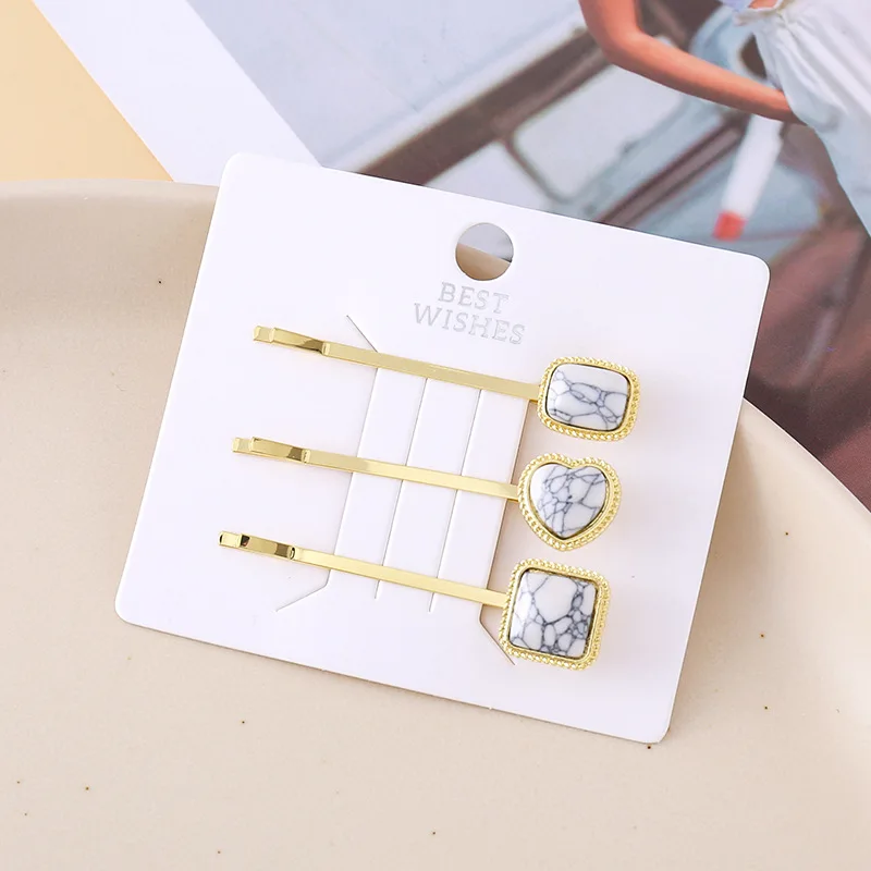 Edle Retro Türkis Haarnadeln Set Frauen Mädchen Geschenk Pony Haar Clips Bobby Pins Zubehör Hairgrip Kopfbedeckung Kopfschmuck Ornament – Detail 15