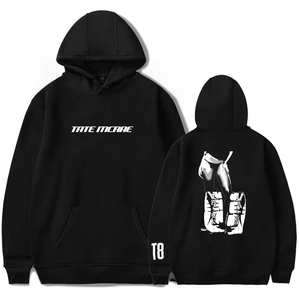 

Tate McRae Think Later Album Tour Merch Oversized Hoodies Women Men Fashion Casual Long Sleeve Graphic Sweatshirts