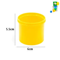 Large Building Block Playset with Slide, Swing, Seesaw & Ferris Wheel - Children's Educational Toy and Gift (Bend Pipe Yellow)