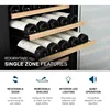 CWF440SZ 20 Inch Wide 44 Bottle Capacity Free Standing Wine Cooler with Reversible Door and LED Lighting 3