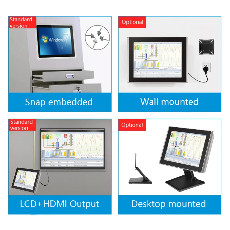  ġ г PC IP65  Ӻ PC  Ʈ Windows 10  I7 J1900 12.1 &8GB RAM 256GB RS232 RJ45 WIFI
