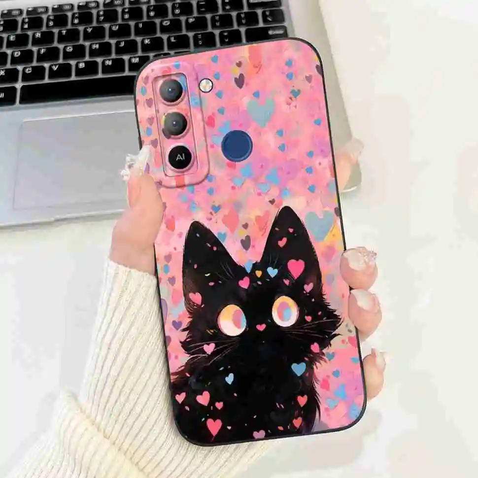 Tecno Pop 5 LTE Shockproof Painted Silicone Phone Case