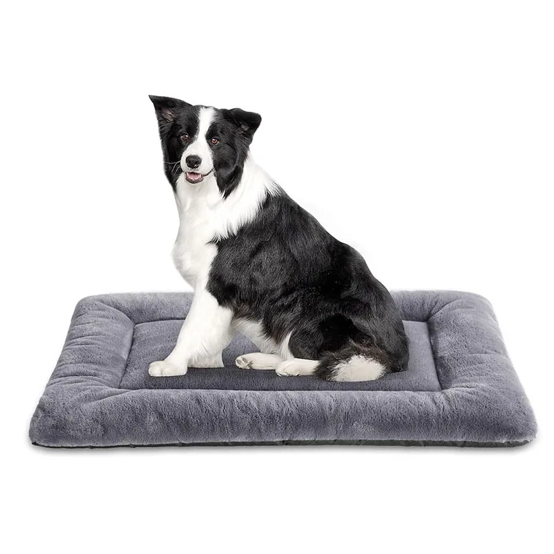 

Super Soft Dog Crate Bed Blanket Fluffy Pet Bed Anti-Slip Dogs Beds Winter Warm Pet Kennel Sofa Sleeping Pad Pet Supplies