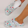 Medical Shoes EVA Non-slip Laboratory Doctor Clogs Non-slip Nurse Surgical Slides Casual Beach Womens Indoor Work Slippers 2