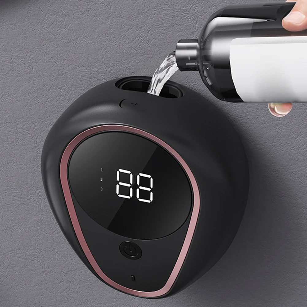 Automatic Wall Mount 300ML Small Touchless Soap Dispenser 3 Gear Adjustable Rechargeable Foam Device for Bathroom Kitchen Office