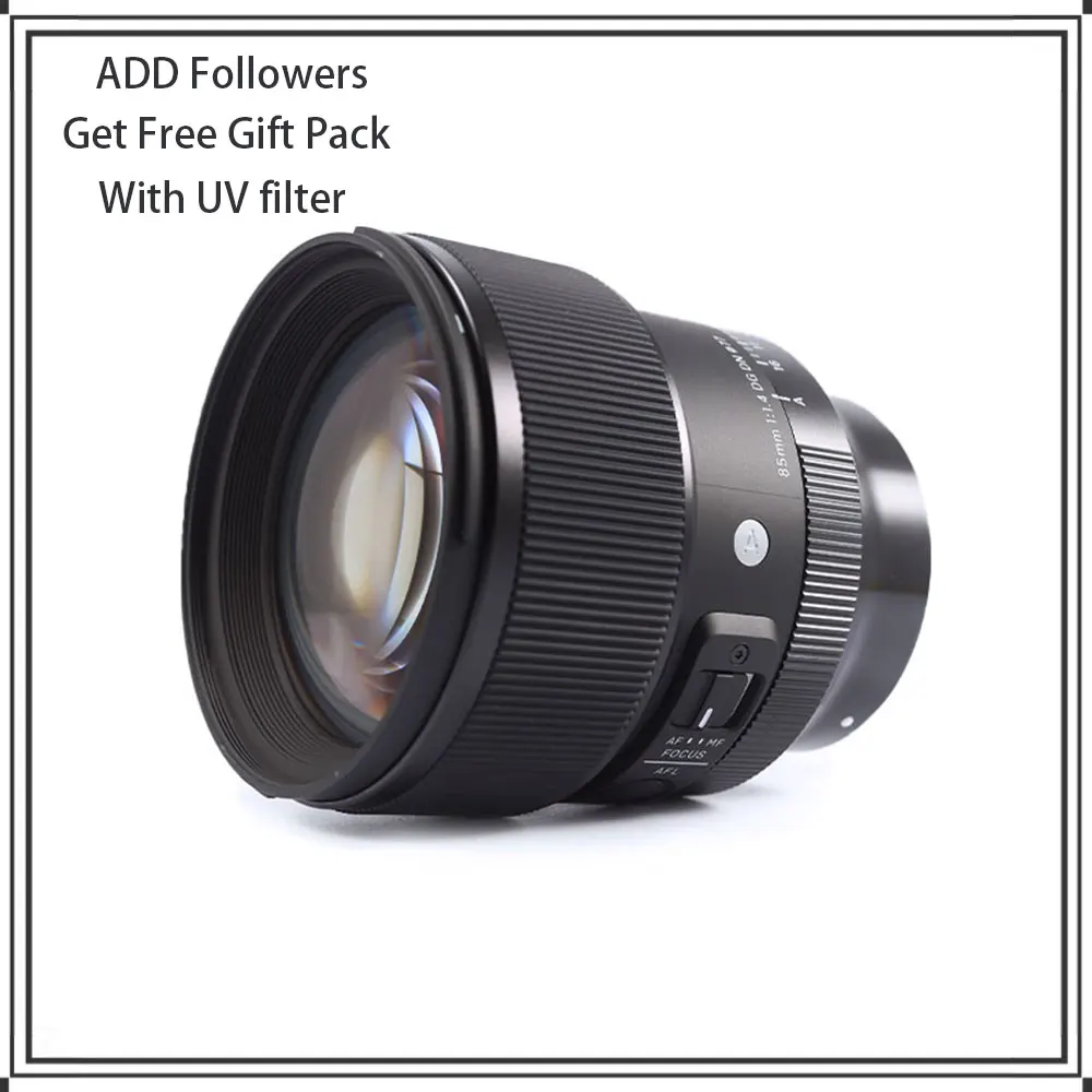 Sigma 85Mm F1.4 Dg Dn Art Full Frame 85Mm F1.4 Obiettivo Focale Fisso Per Sony E Mount O L Mount
