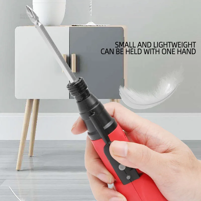 1 PC Mini Electric Screwdriver Multi Functional Portable Electric Screwdriver Powerful Rechargeable Screwdriver 3
