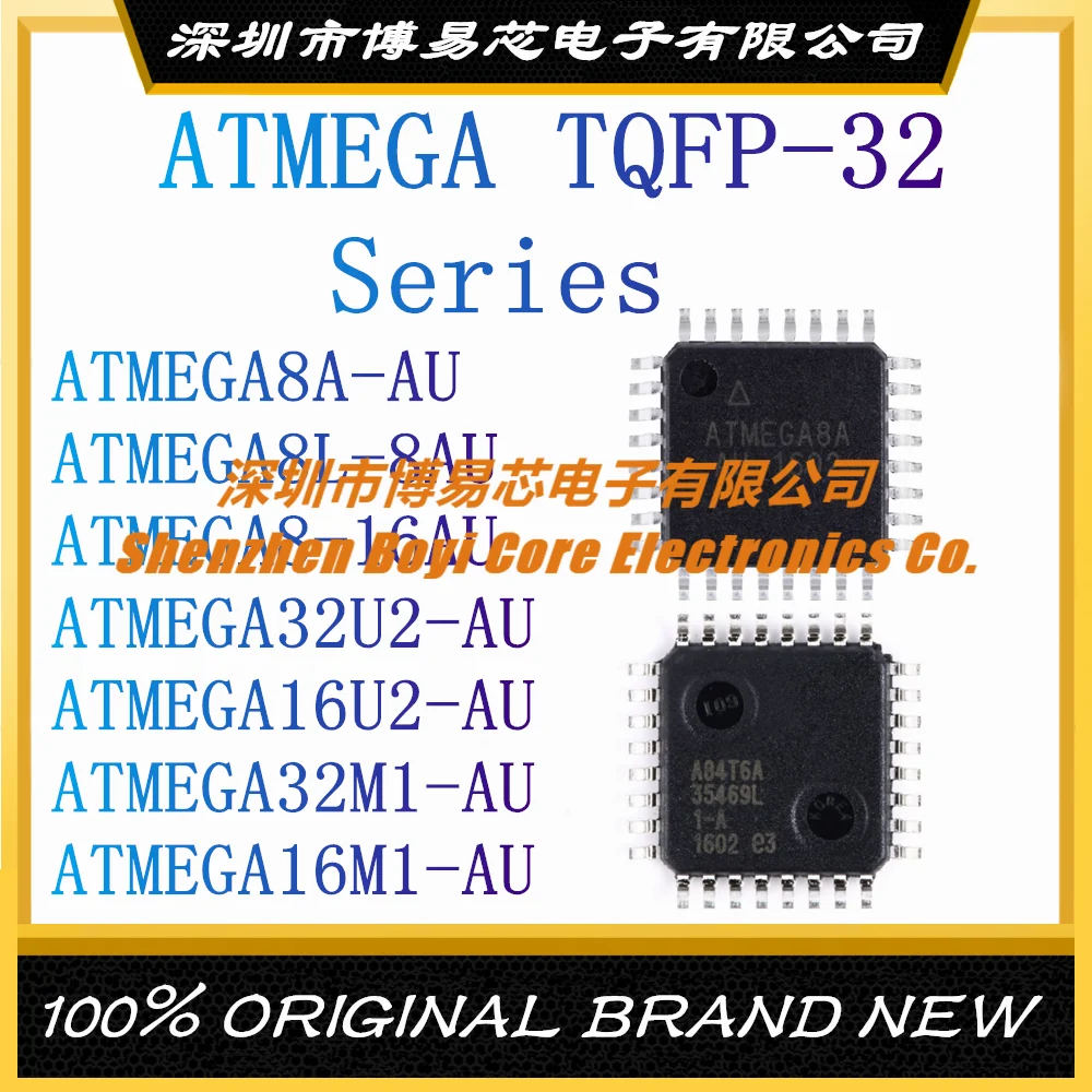 

ATMEGA8A-AU ATMEGA8L-8AU ATMEGA8-16AU ATMEGA32U2-AU ATMEGA16U2-AU ATMEGA32M1-AU ATMEGA16M1-AU TQFP-32 Microcontroller IC Chip