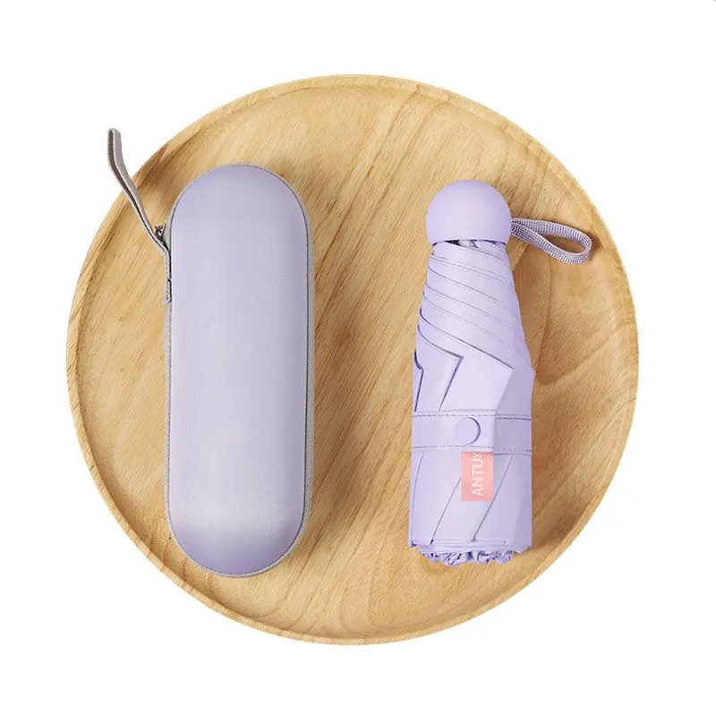 Compact and Portable Travel Umbrella - Lightweight, Strong, Waterproof, Automatic Open and Close with Reinforced 8 Ribs