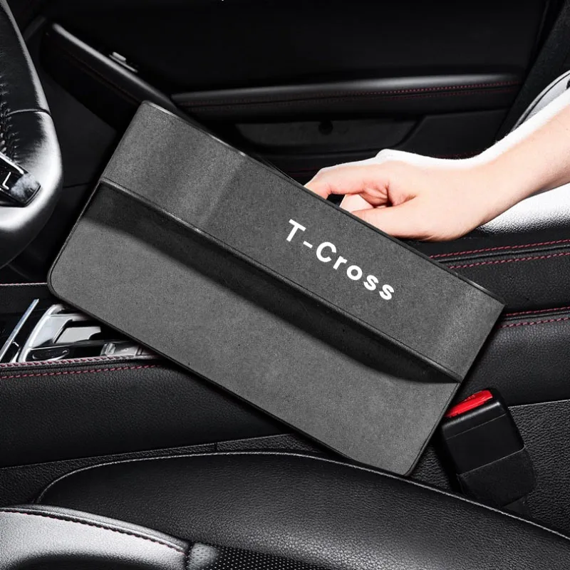 

Car Seat Crevice Gaps Storage Box Seat Organizer Gap Slit Filler Holder For T-CROSS TCross Car Slit Pocket Storag Box