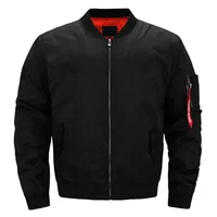 MA-1 veste de bombardier de vol pour hommes épais et mince vestes décontractées à glissière pilote de Baseball imperméable manteau d'hiver mâle grande taille 8XL 4