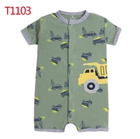 2024 New Spring Summer Infant Children Short-sleeved One-piece Jumpsuit Infant Clothes Baby Boy Clothes Girls Ropa De Bebe Niña 6