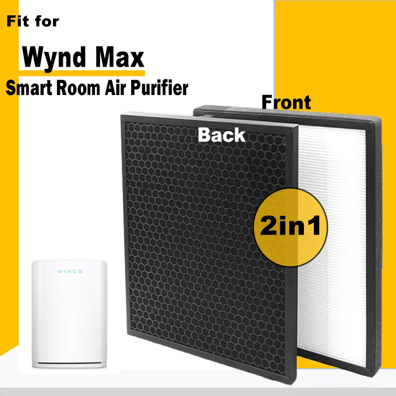 Purificador de ar Ativado Combinado Substituição do Filtro Hepa para Wynd Max Sala Inteligente