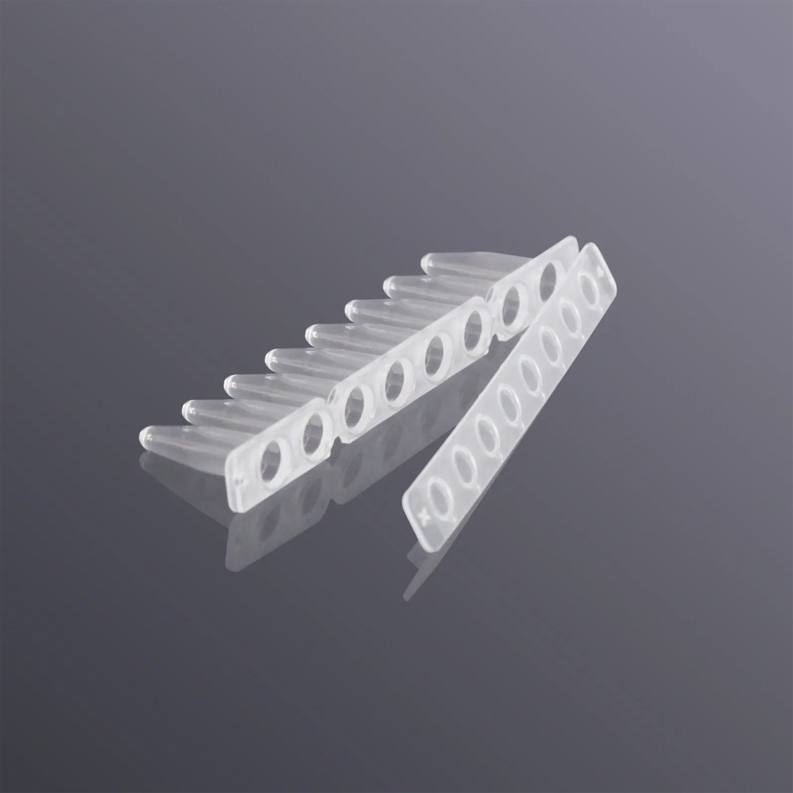 0.2ml Pcr 8 Strips Tube Lab Fluorescence Quantitative PCR Tube Strip PP Centrifuge With Cover 125pcs Medical Supplies