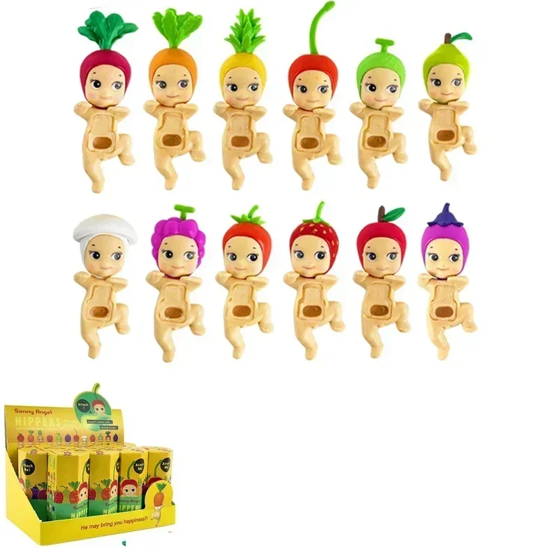 Figuras de acción de Sonny Angel Hippers Dreaming Animal Back Series Flower, juguetes para niños de Halloween y Navidad para teléfono móvil