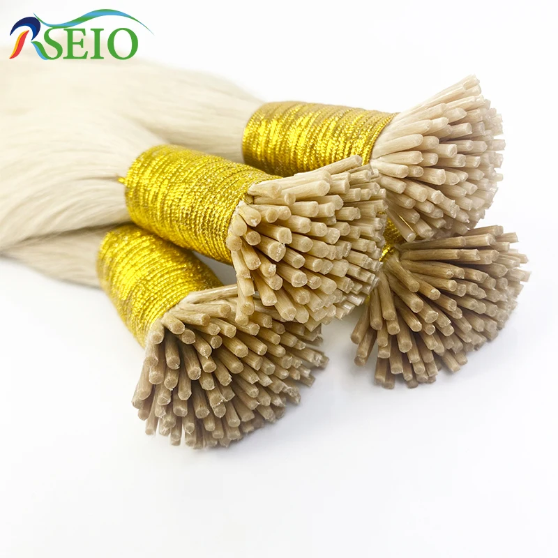 Hair extensions I Tip Natural Real Human Fusion 1g/Strand 14-24inch