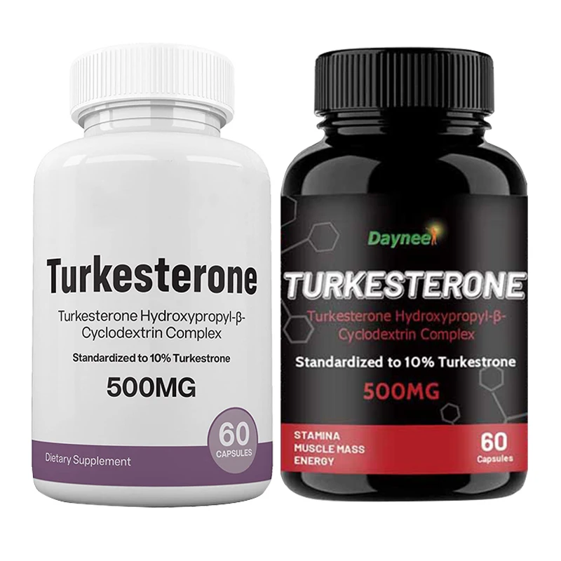 

2 Bottle 120 Pills Turkesterone Capsules 500mg Maintain energy levels