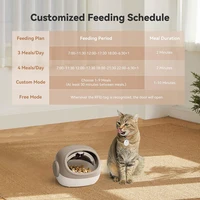 RFID Smart Cat Feeder With Collar Sensor, Timed Auto Dispenser For MultiCat Homes, 4 Feeding Modes Supports Wet And Dry Pet Food 5