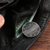 High Capacity Men's Hasp Leather Wallet Multiple Card Slots ID Credit Card Holder Coin Vintage Wallet Fashion Business Wallet 5