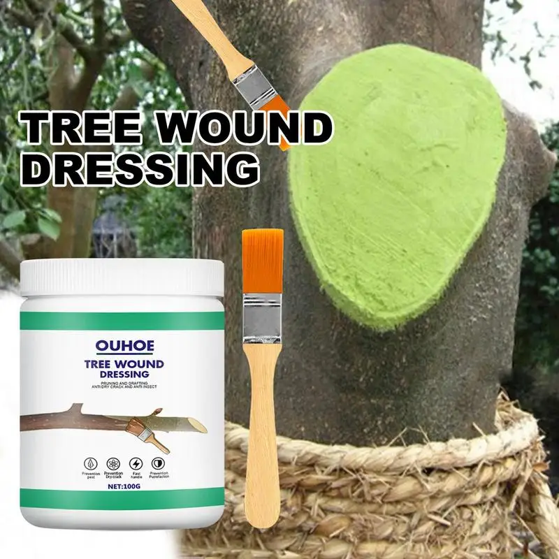 

Tree Pruning Sealer Tree Wound Healing Sealant Plant Grafting Pruning Sealer Bonsai Cut Wound Paste Smear Tree Repair Ointment