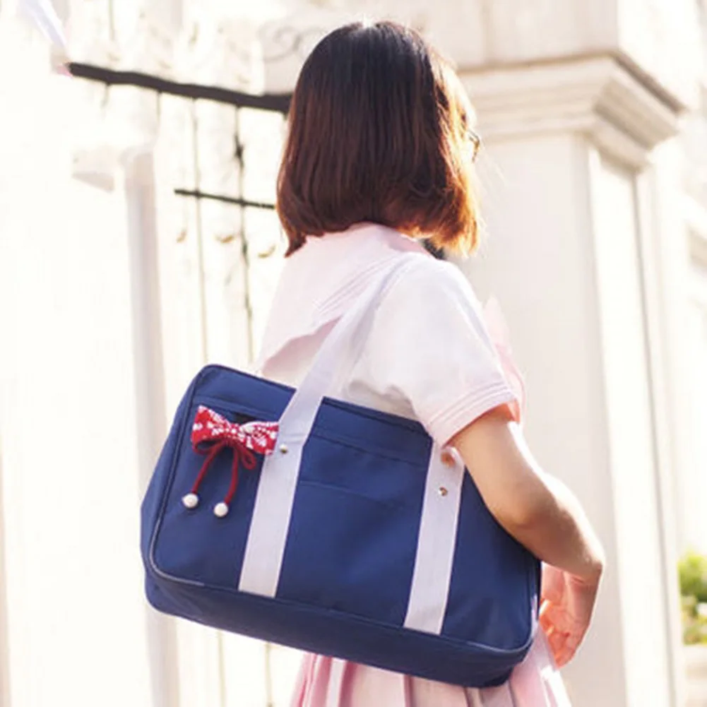 Japanese College Student Bags School Bag JK Commuter Bag Briefcase Anime Cospaly Costume Shoulder Tote Bags Messenger Handbags 2