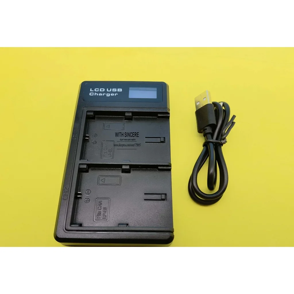 LP-E6N LPE6 LP-E6 E6N USB Battery Charger For Canon EOS Canon EOS 5DS R 5D Mark II 5D Mark III 6D 7D 70D 80D 60D Charger