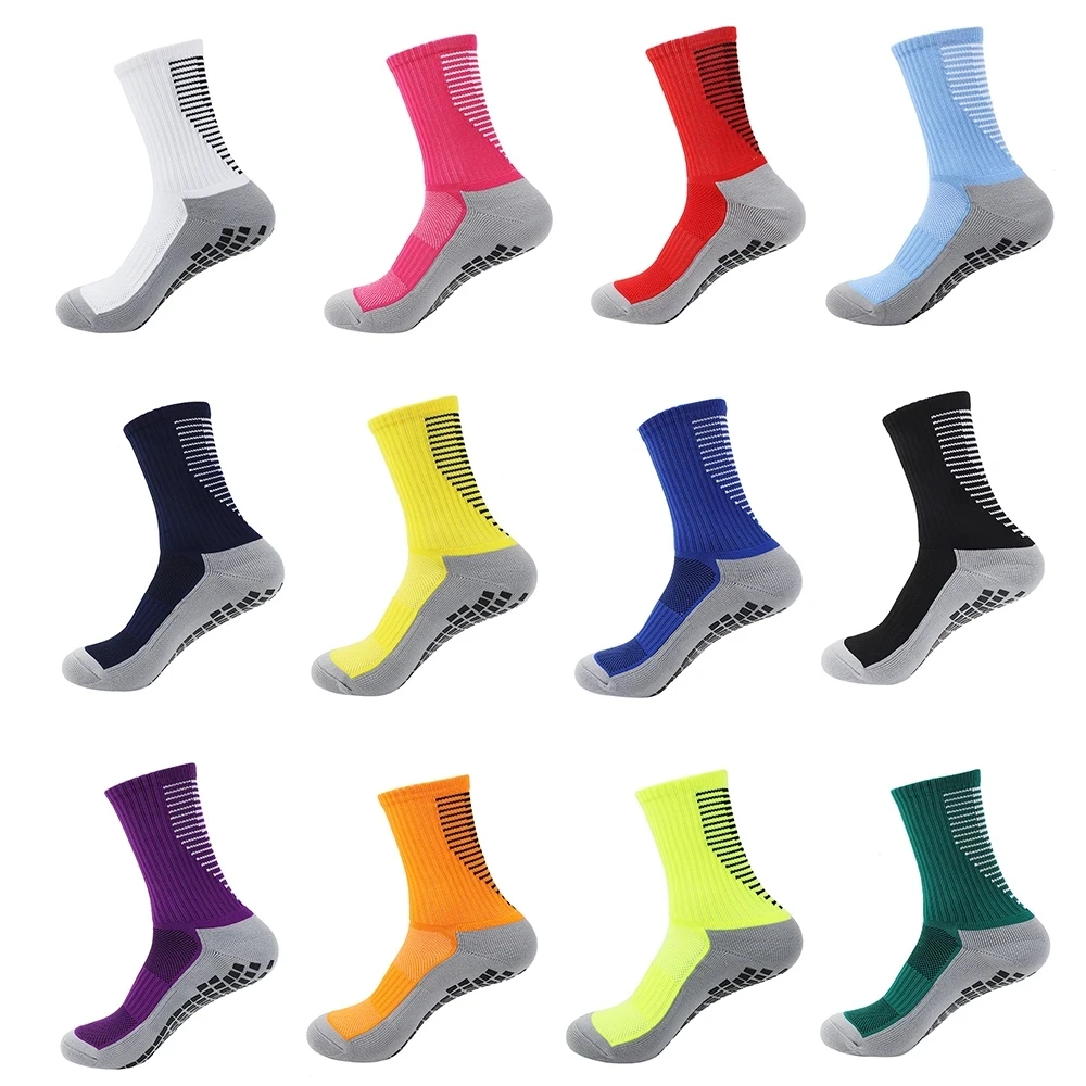 

1 Pairs New Anti-slip Soccer Socks Men Women Outdoor Sport Grip Football Socks Cycling Running Basketball Socks