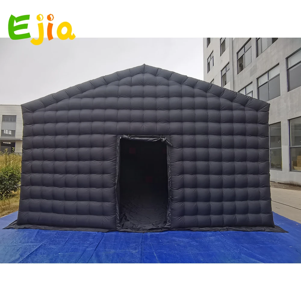 

Giant Custom 18/20/26FT Portable Black Inflatable Nightclub Cube Party Bar Tent Lighting Night Club For Disco Wedding Event