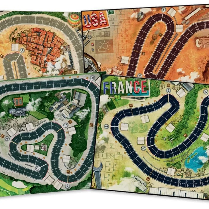 Hot Selling Racer Metal Band Map Strategy Game Cards Emotional intelligence development toys for kids adults Interactive games 2