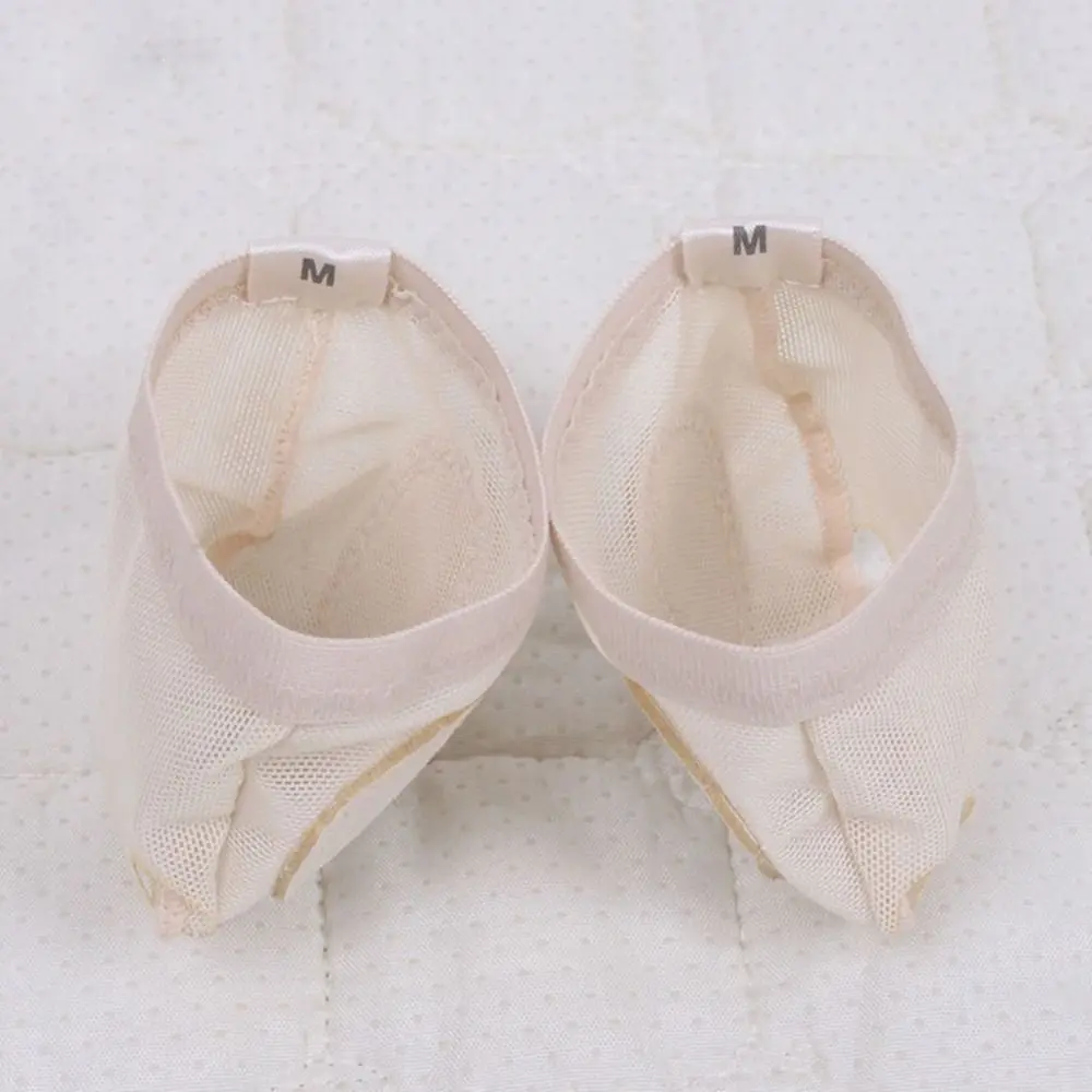 Tool 1 Pair Moisture Sole Practice Dance Cloth Wear-resistant Open Toe Women Socks Heels Shoes Insole Five-hole Foot Pad