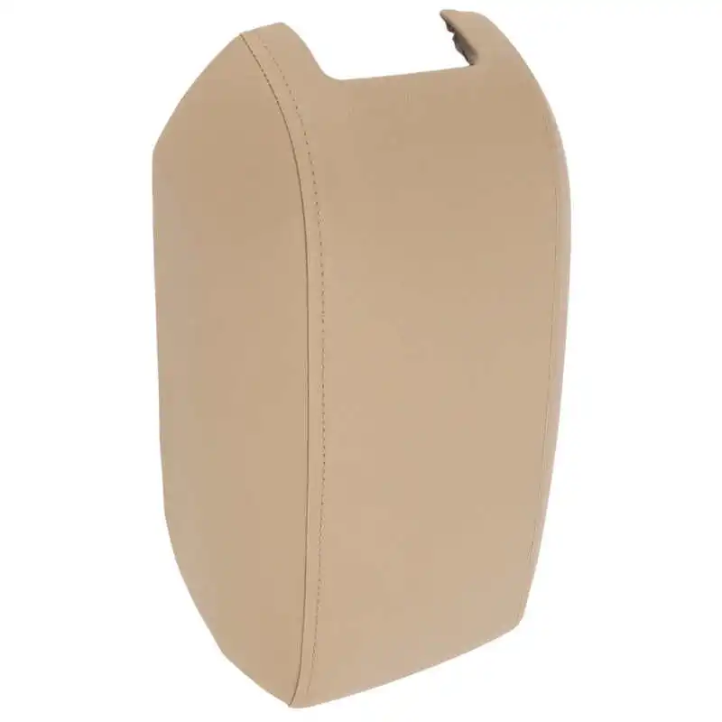Armrest Lid PU Leather Car Center Console Cover Smooth for Decoration