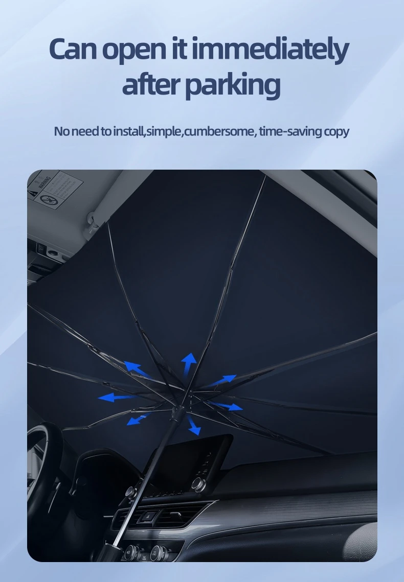 Hochwertiger Auto-Frontscheiben-Regenschirm, Sonnenschutz, Frontschattierung, für Chery Jaecoo J7 J8 7 Tiggo 8 plus 8 5 Plus 7pro Max – Detail 6