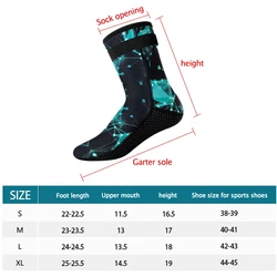 Unisex Neoprene Water Shoes - 3mm Anti - Slip Diving & Beach Socks - M (3mm Short Black 05)