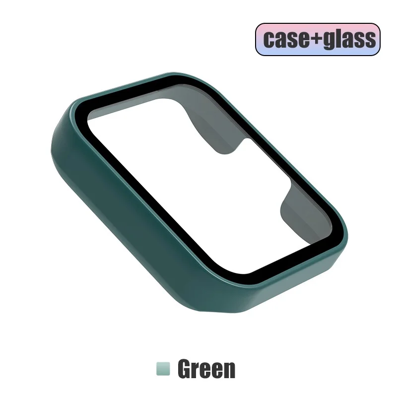 9D Glass Case +Strap For Redmi Watch 2 Lite PC Hard Cover Screen Protector Watchband Bracelet for Redmi Watch2 Lite Accessories 