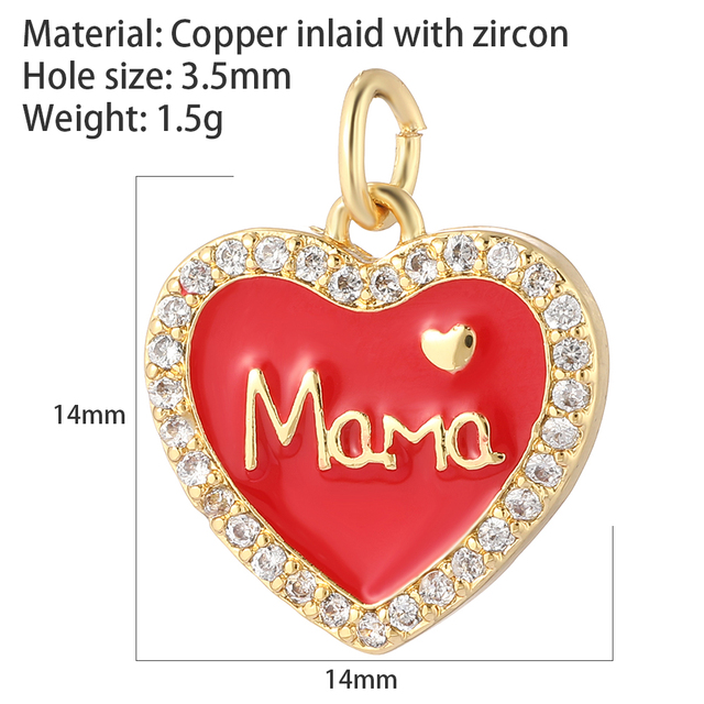 Heart Love Pendant Charms Diy Earrings Necklace Bracelet Make Charms for Jewelry Making Supplies Accessories Evil Blue Eye