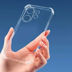 Crystal Clear Soft Silicone Phone Case - Transparent Back Cover Protector for VIVO V60Lite (Clear)