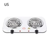 Portable Electric Iron for BURNER Double Stove Mini Hotplate Adjustable Temperature Furnace Home Kitchen Cook Hea Drop Shipping 3