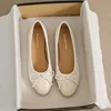 Leather Patchwork Sequines cloth flat shoes woman round toe bowtie ballet flats silver moccasins female slip on loafers size 43 2